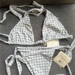 Hanakini Gingham Bikini NWT